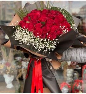 21 Gül Buketi